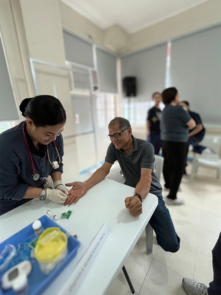 AU-INP Students Lead Successful Health Fair