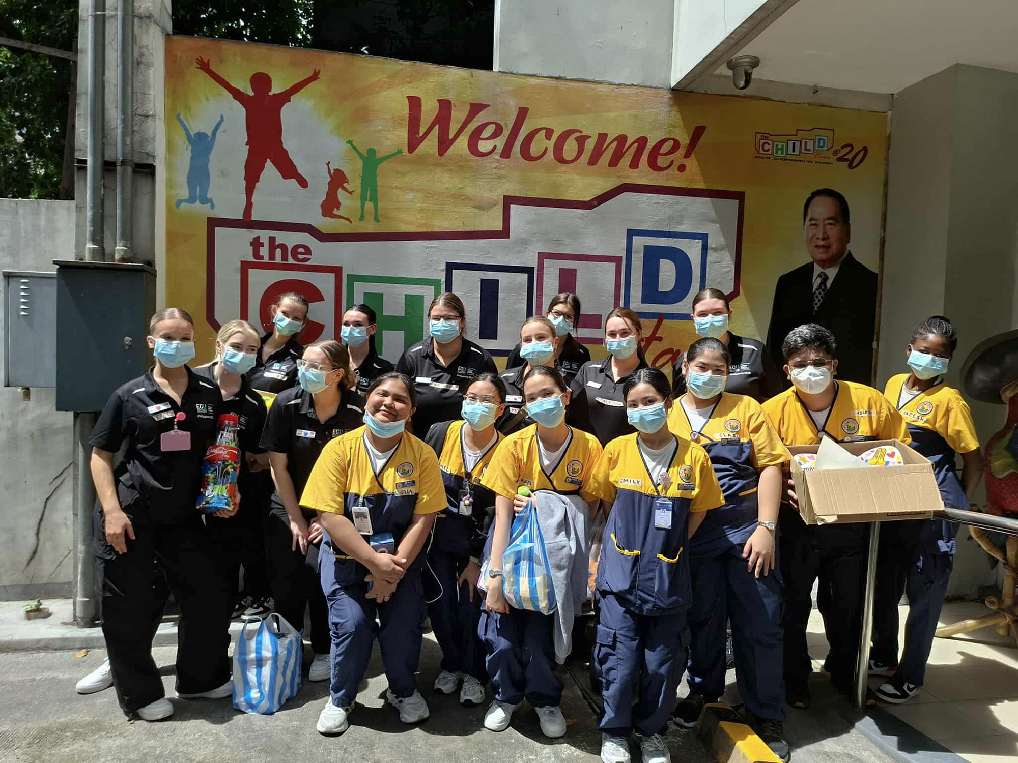 A visit to the CHILD Haus with our AU-INP students.