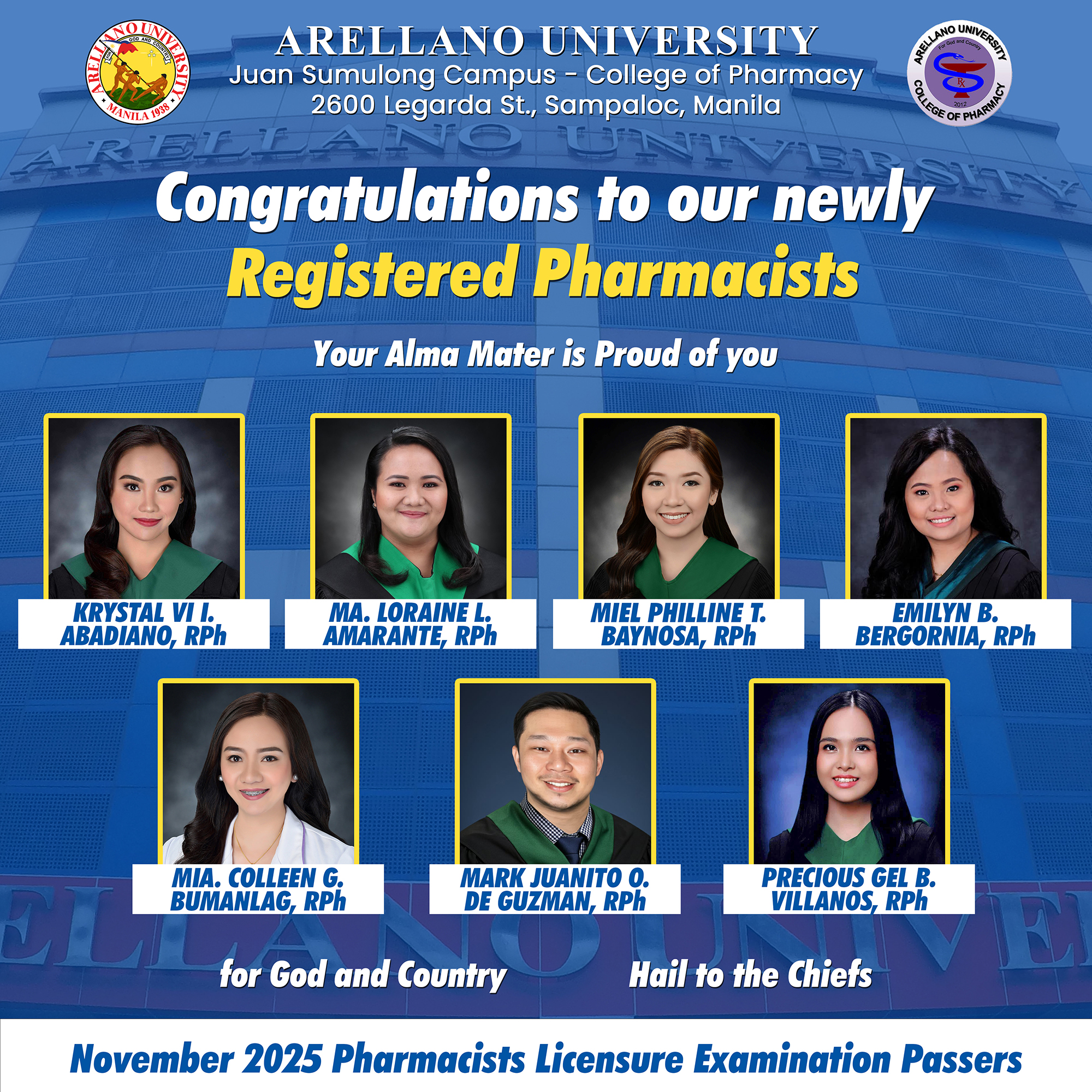 Future of Pharmacy is Here! Meet Our New Registered Pharmacists from AU-Legarda!