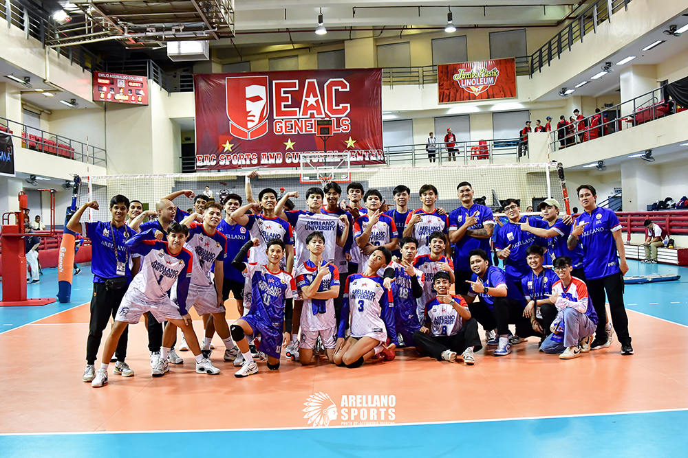 Arellano Chiefs Crush Defending Champion Altas in Straight Sets